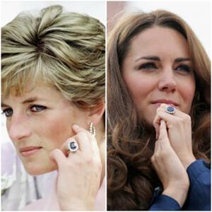 As seen in The Daily Mail - Princess Diana and Kate Middleton